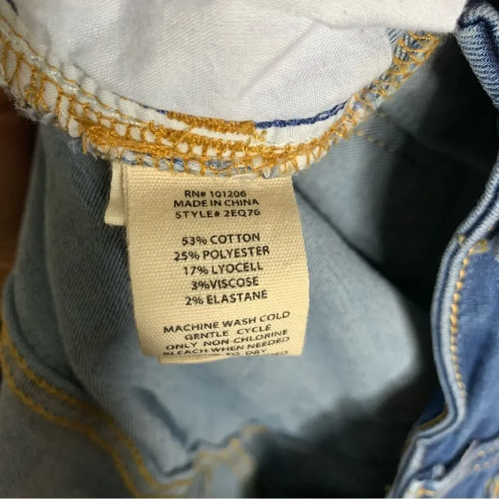 Soft Surroundings Supremely‎ Soft Relaxed Straight Leg Jeans blue - Picture 10 of 13